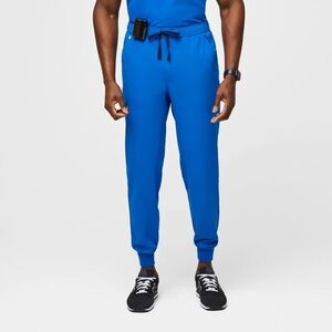 Figs Mens Tansen Jogger Scrub Pants, Royal Blue, Size S